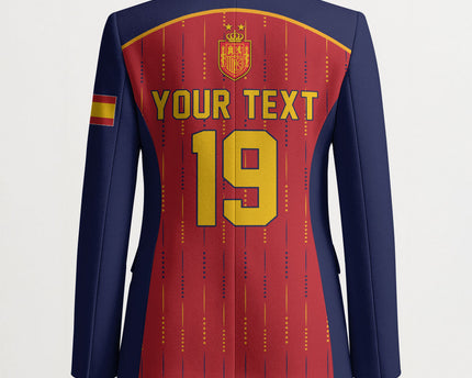 Custom Spain La Roja Football Blazer 2010 Legacy 2026 Next Chapter