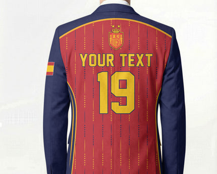 Custom Spain La Roja Football Blazer 2010 Legacy 2026 Next Chapter