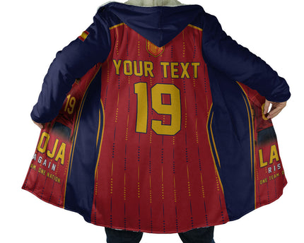 Custom Spain La Roja Football Cloak 2010 Legacy 2026 Next Chapter