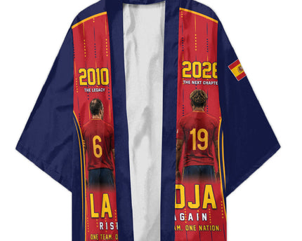Custom Spain La Roja Football Kimono 2010 Legacy 2026 Next Chapter