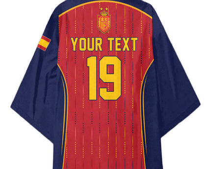 Custom Spain La Roja Football Kimono 2010 Legacy 2026 Next Chapter