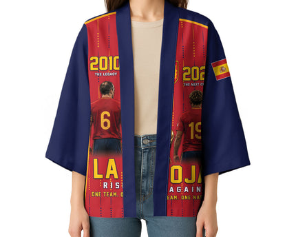 Custom Spain La Roja Football Kimono 2010 Legacy 2026 Next Chapter