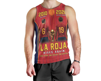 Custom Spain La Roja Football Men Tank Top 2010 Legacy 2026 Next Chapter