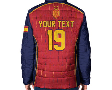 Custom Spain La Roja Football Padded Jacket 2010 Legacy 2026 Next Chapter