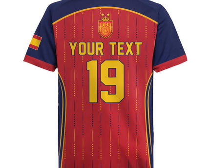 Custom Spain La Roja Football Rugby Jersey 2010 Legacy 2026 Next Chapter