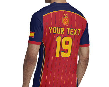 Custom Spain La Roja Football Rugby Jersey 2010 Legacy 2026 Next Chapter