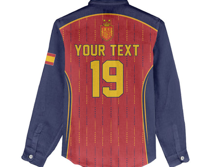 Custom Spain La Roja Football Women Casual Shirt 2010 Legacy 2026 Next Chapter