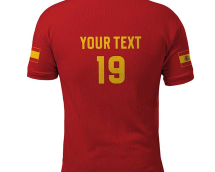 Custom World Football 2026 Spain Polo Shirt Road To Champions Dream