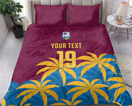 Custom West Indies Cricket Bedding Set The Maroons Calypso Heritage