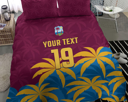 Custom West Indies Cricket Bedding Set The Maroons Calypso Heritage