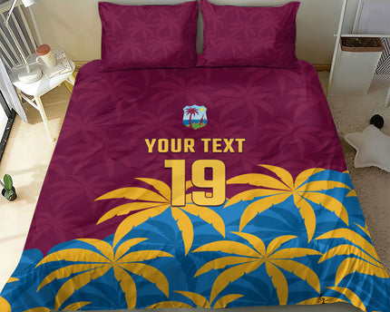 Custom West Indies Cricket Bedding Set The Maroons Calypso Heritage