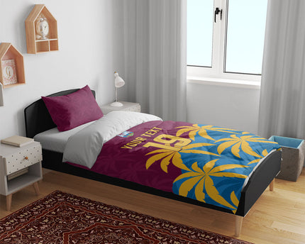 Custom West Indies Cricket Bedding Set The Maroons Calypso Heritage
