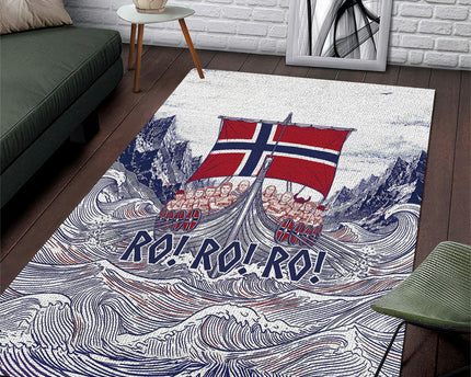 Norway Football Area Rug Ro Ro Ro Viking Glory