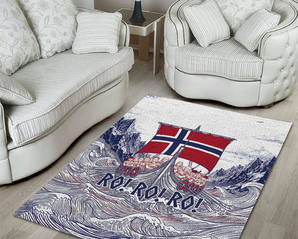 Norway Football Area Rug Ro Ro Ro Viking Glory