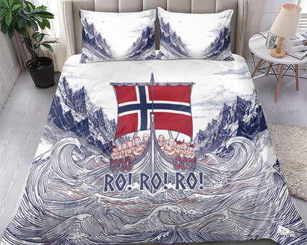 Norway Football Bedding Set Ro Ro Ro Viking Glory