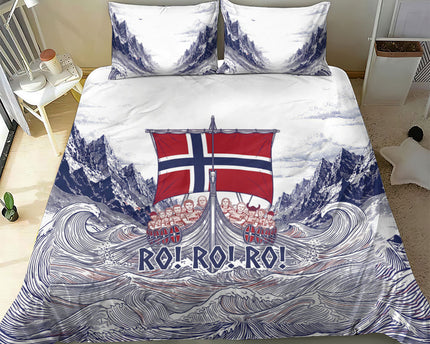 Norway Football Bedding Set Ro Ro Ro Viking Glory