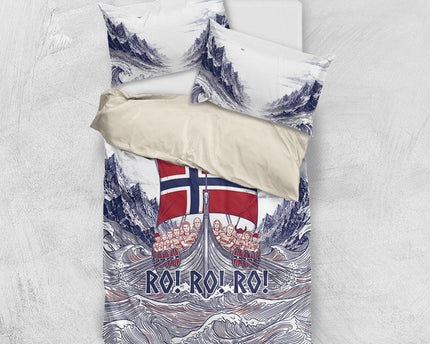 Norway Football Bedding Set Ro Ro Ro Viking Glory