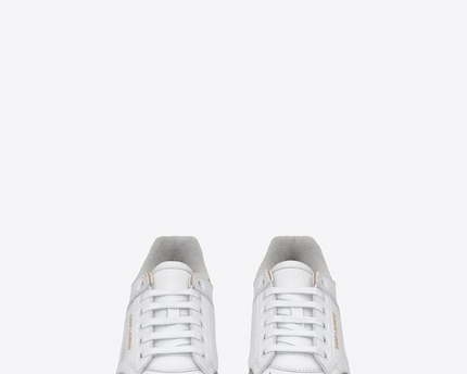 Men's Saint Laurent Low Top White Sneakers