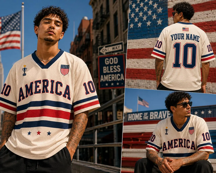 Personalized USA Soccer Jersey Custom Name Gift for Fans