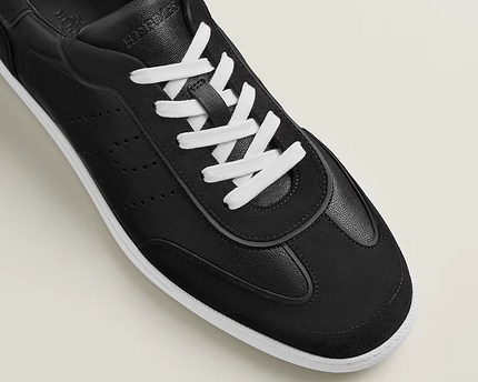 Men's Hermès Match Black Sneakers