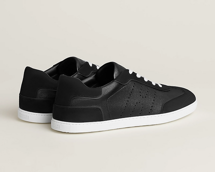 Men's Hermès Match Black Sneakers