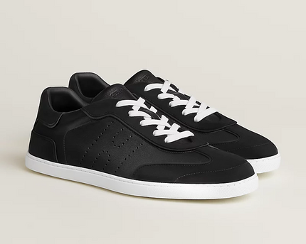 Men's Hermès Match Black Sneakers