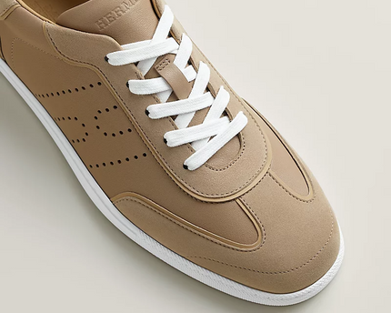 Men's Hermès Match Beige Sable Sneakers
