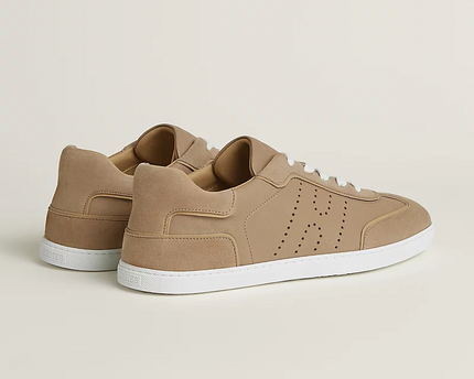 Men's Hermès Match Beige Sable Sneakers