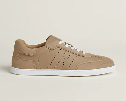 Men's Hermès Match Beige Sable Sneakers