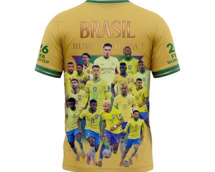 Brazil World Cup 2026 Fan Jersey – Custom Name Soccer Jersey