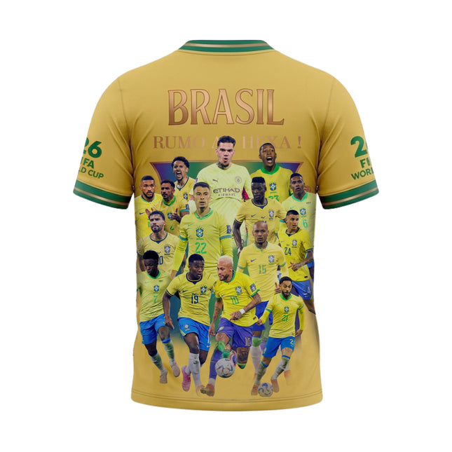 Brazil World Cup 2026 Fan Jersey – Custom Name Soccer Jersey