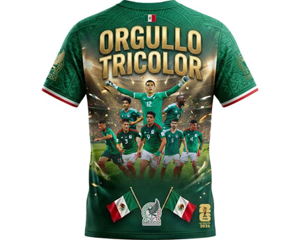 ¡Vamos México! Football Team 2026 Squad Victory Graphic Fan Jersey