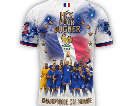 France World Cup 2026 Champions Jersey Nés Pour Gagner Soccer Jersey