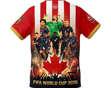 Maple Leaf Glory Canada World Cup 2026 Champions Commemorative Football Jersey
