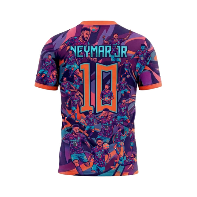 Neymar #10 Brazil Soccer Fan Jersey – Football Legend Tribute Tee