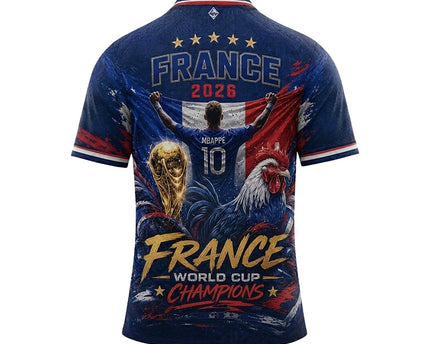 France Football Team Fan Jersey - 2026 World Cup AOP Jersey