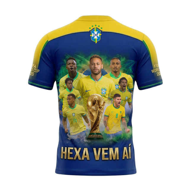 Brazil Football Jersey 2026 - Ultimate "Hexa Vem Aí" Fan Gear Jersey