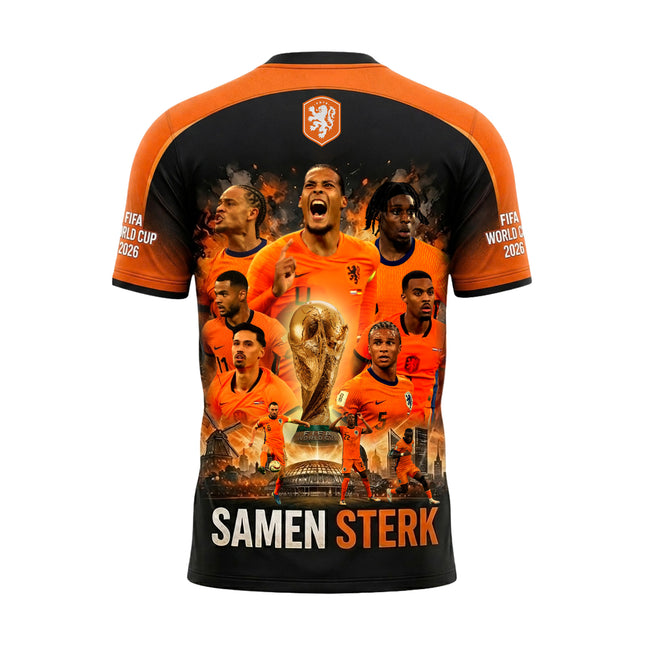 Samen Sterk Netherlands World Cup 2026 Dutch Lion & Windmill Jersey