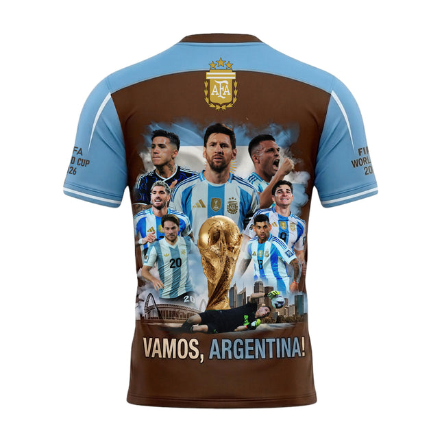 Argentina World Cup 2026 Soccer Jersey - Vamos Argentina All-Over Print Jersey
