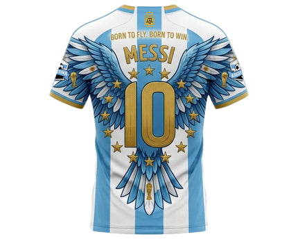 Lionel Messi Argentina 2026 Football Jersey - Custom Fan Gear Soccer Jersey