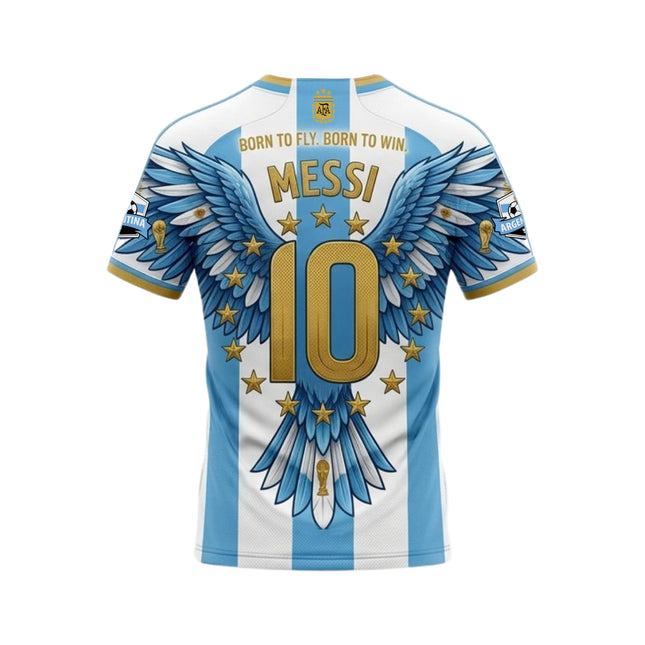 Lionel Messi Argentina 2026 Football Jersey - Custom Fan Gear Soccer Jersey