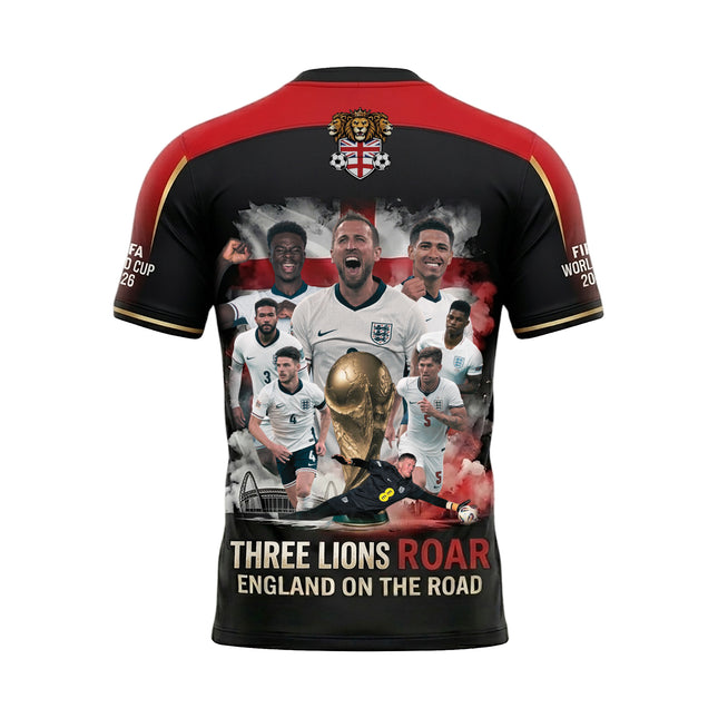 England Football Team - England on the Road 2026 Squad Graphic Jersey