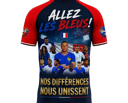 France World Cup 2026 Soccer Jersey - Allez Les Bleus 3D Jersey