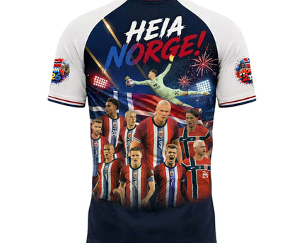 Norway World Cup 2026 Soccer Jersey - Heia Norge All-Over Print Jersey