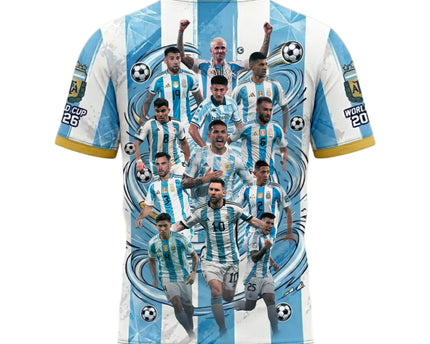 Champions Spirit Argentina World Cup 2026 Eagle Mascot Soccer Jersey