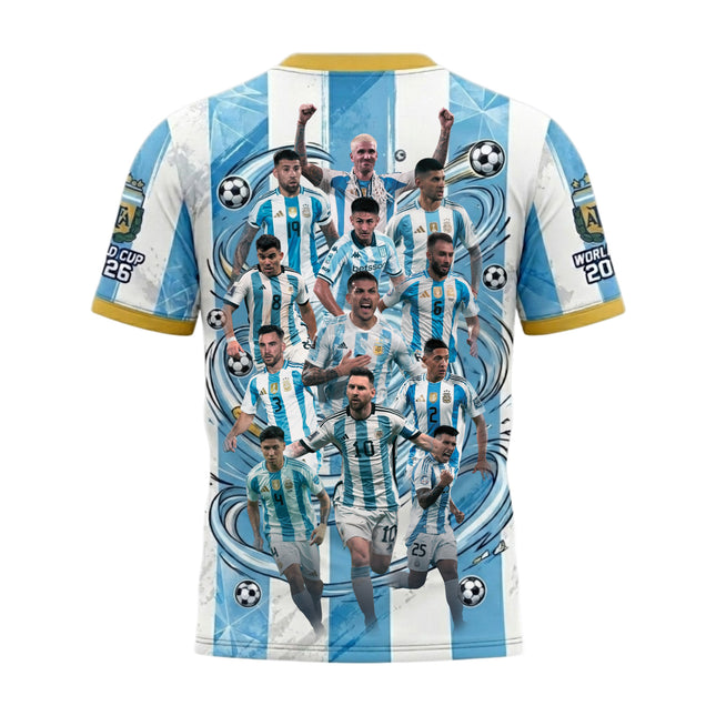 Champions Spirit Argentina World Cup 2026 Eagle Mascot Soccer Jersey