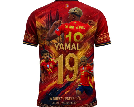 Lamine Yamal World Cup 2026 Champions Spain La Nueva Generación Soccer Jersey
