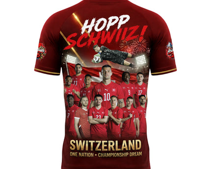 Switzerland World Cup 2026 Championship Soccer Jersey Hopp Schwiiz