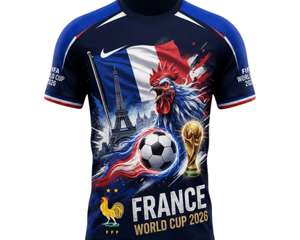 Nos Différences Nous Unissent Jersey - France World Cup 2026 3D Jersey