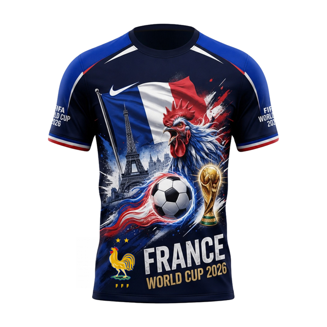 Nos Différences Nous Unissent Jersey - France World Cup 2026 3D Jersey